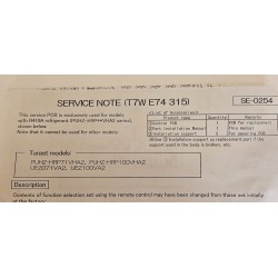 Carte de contrôle Mitsubishi T7WE74315